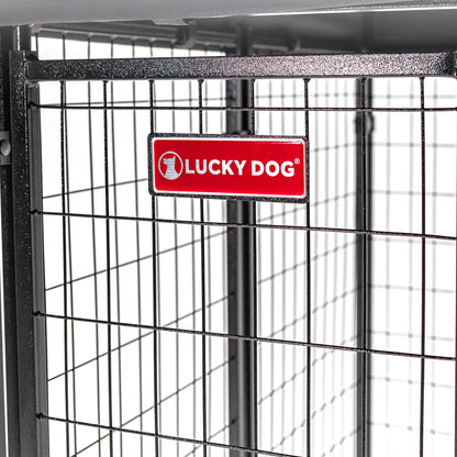 STAY Series Villa Dog Kennel 4'X8' with Privacy Screen